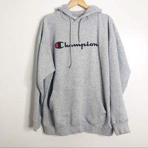 Vintage Style Unisex Champion Hooded Sweatshirt